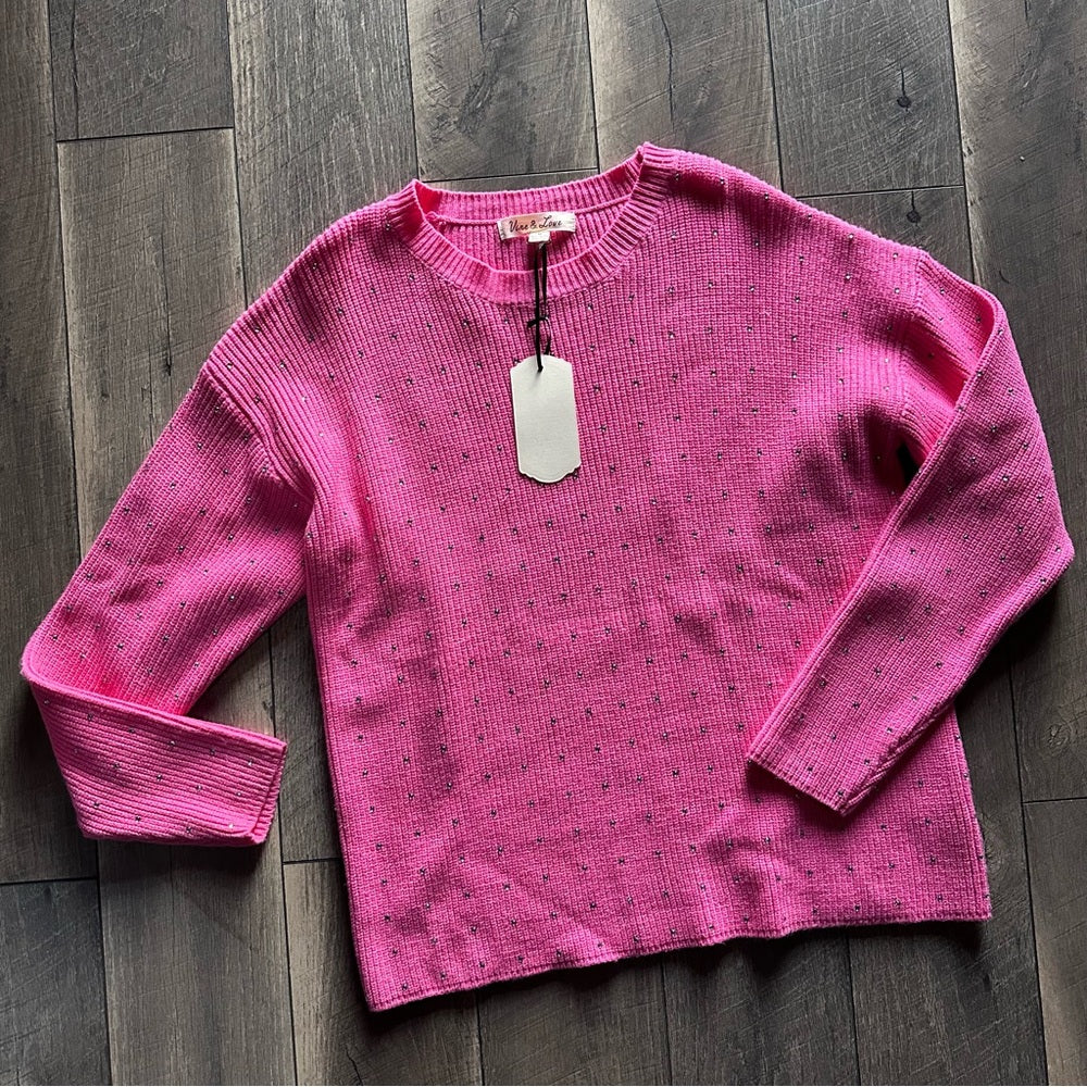 Vine & Love Studded Sweater