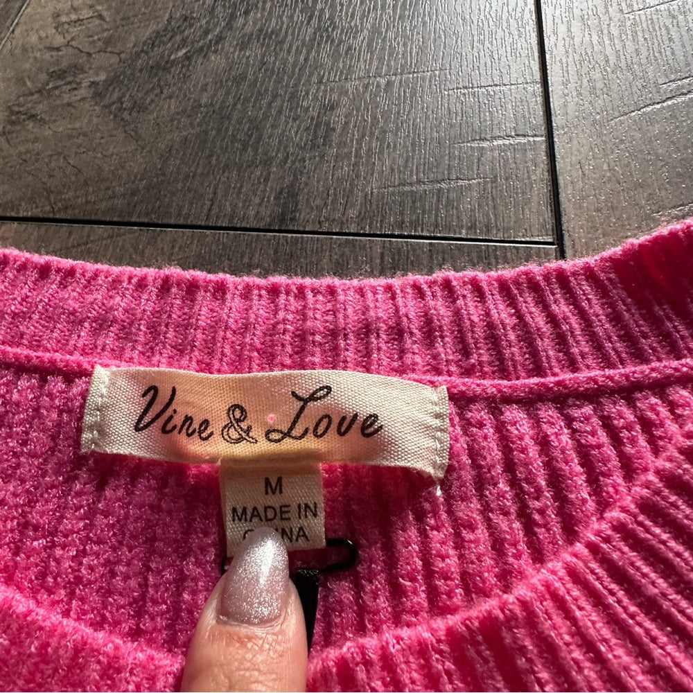 Vine & Love Studded Sweater