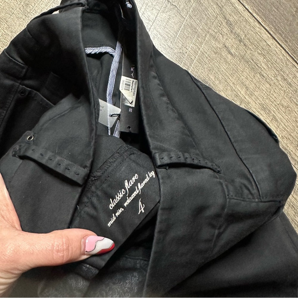 🖤Elie Tahari Black Adena Flare Pants