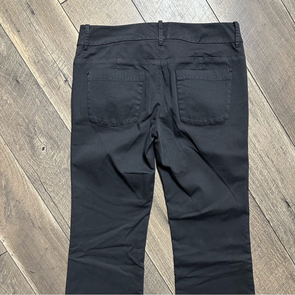 🖤Elie Tahari Black Adena Flare Pants