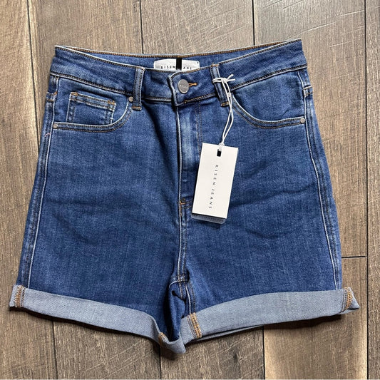 Risen Hi Rise Roll Cuff Shorts