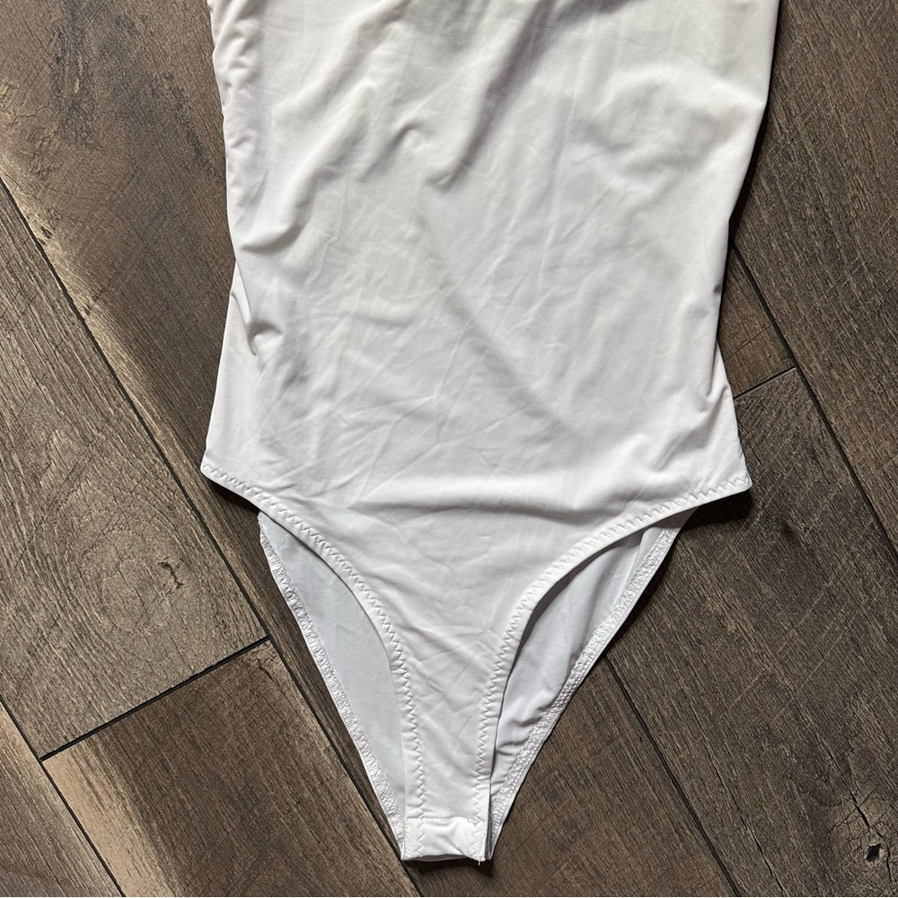Zara White Tank Bodysuit