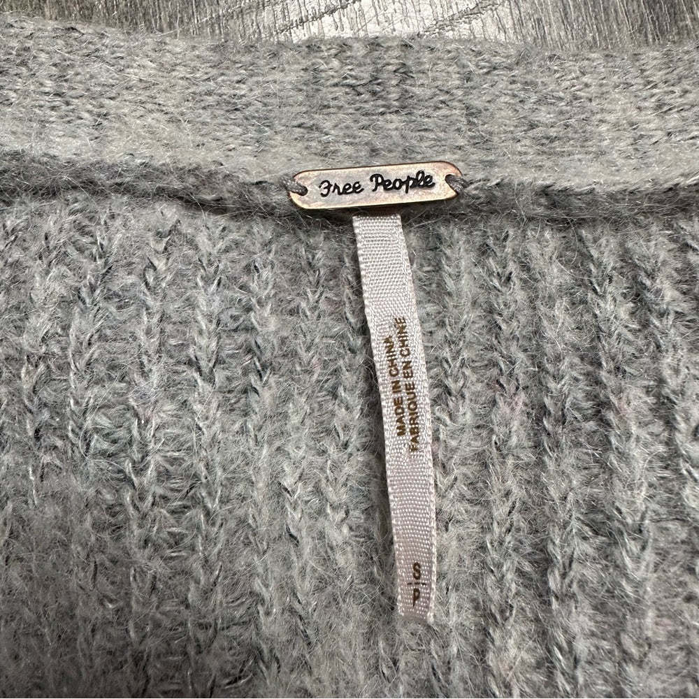 Free People Alpaca/Mohair Button Down Sweater