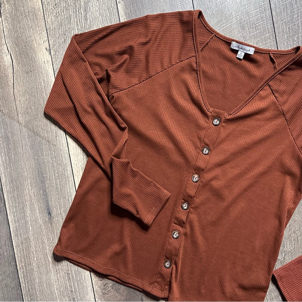 White Birch Button Down Long Sleeve