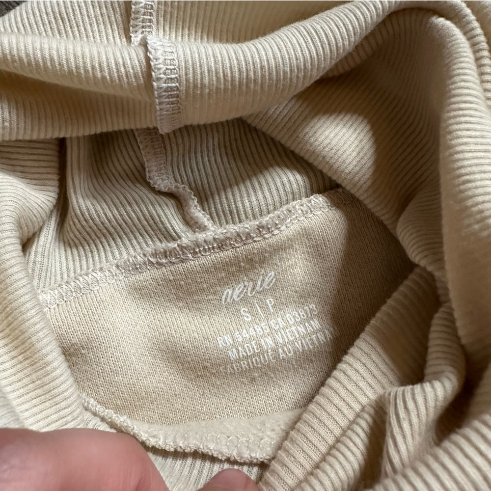 Aerie Smocked Neck Pullover