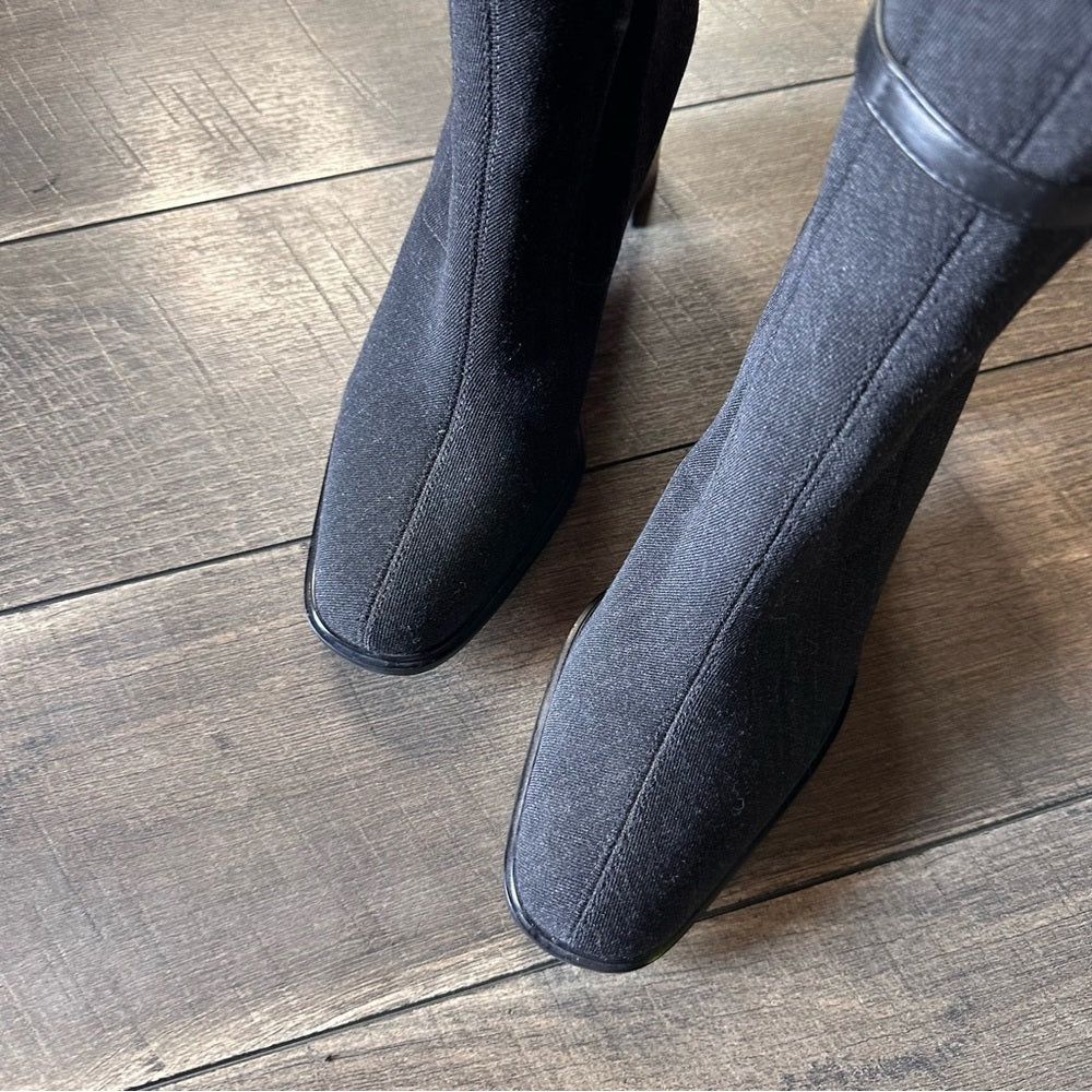 Etienne Aigner Moonlight Fabric Block Heels