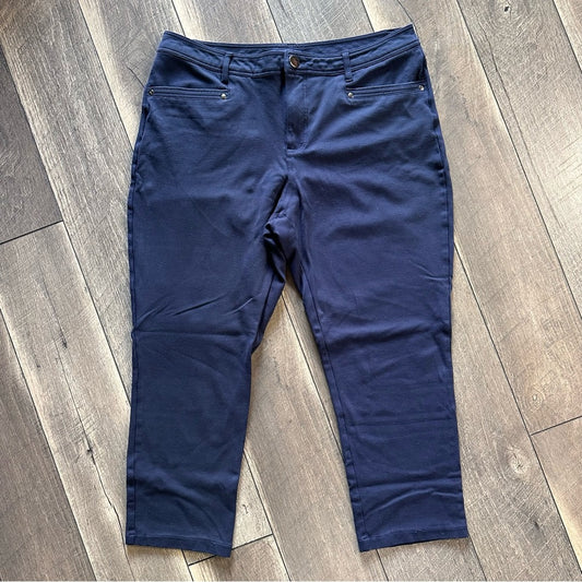 Christopher & Banks Signature Slimming Crop Pants