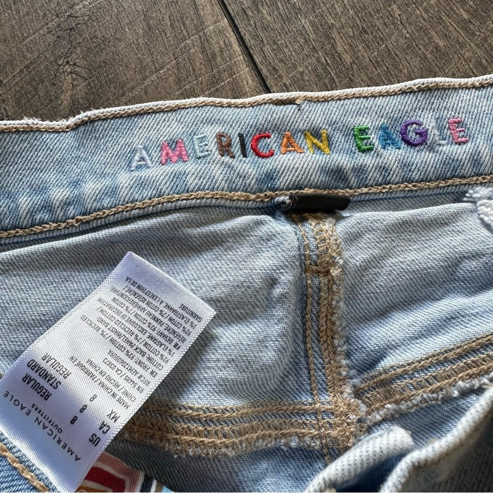 American Eagle PRIDE 🏳️‍🌈 Highest Rise Baggy Straight Leg Jeans