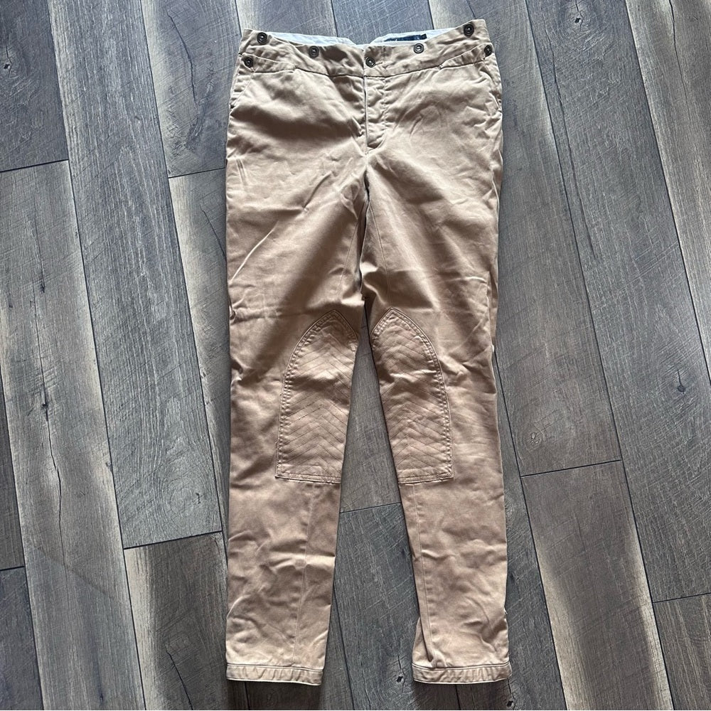 Ralph Lauren Blue Label Tan Skinny Pants