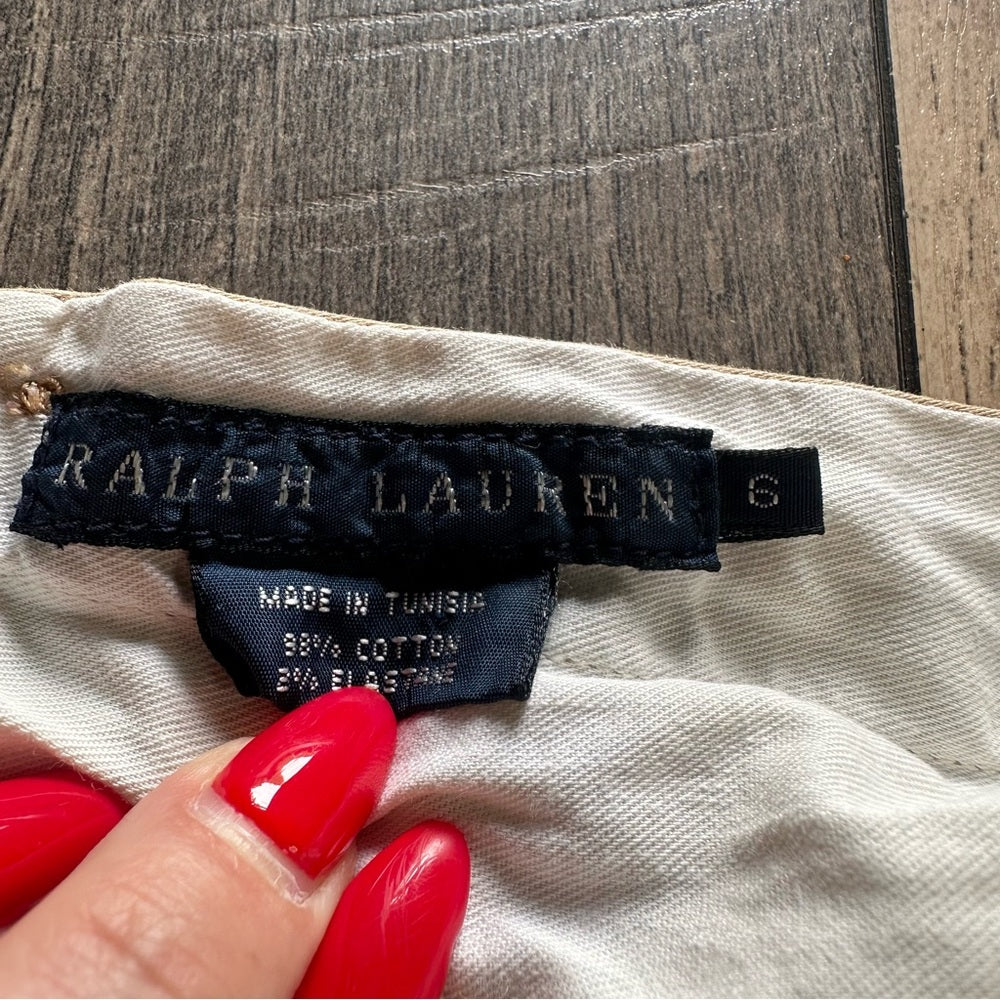 Ralph Lauren Blue Label Tan Skinny Pants