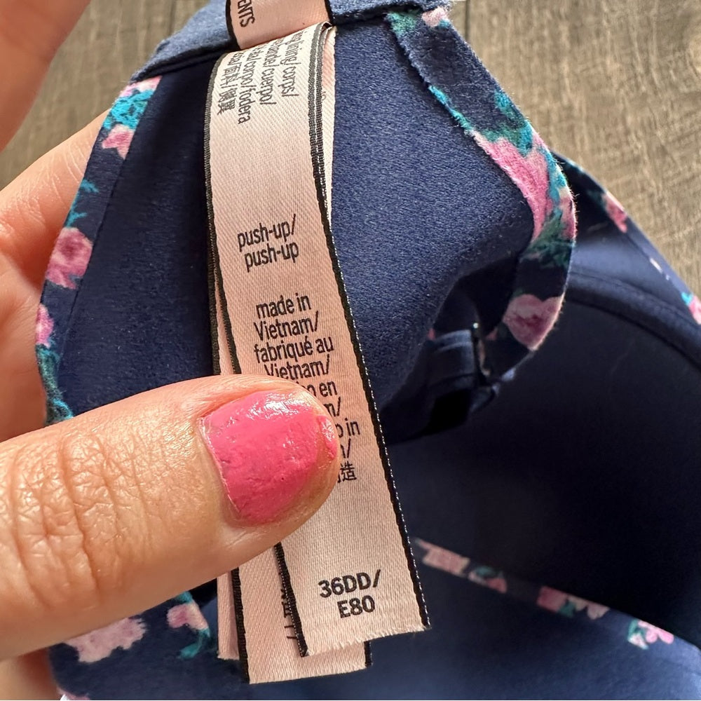 Victoria’s Secret Floral Push Up Bra