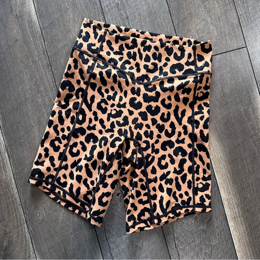 Balance x Vitality Leopard Biker Shorts