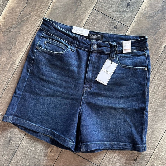 Judy Blue Dress Me Up Hi Rise Pocket Flap Shorts