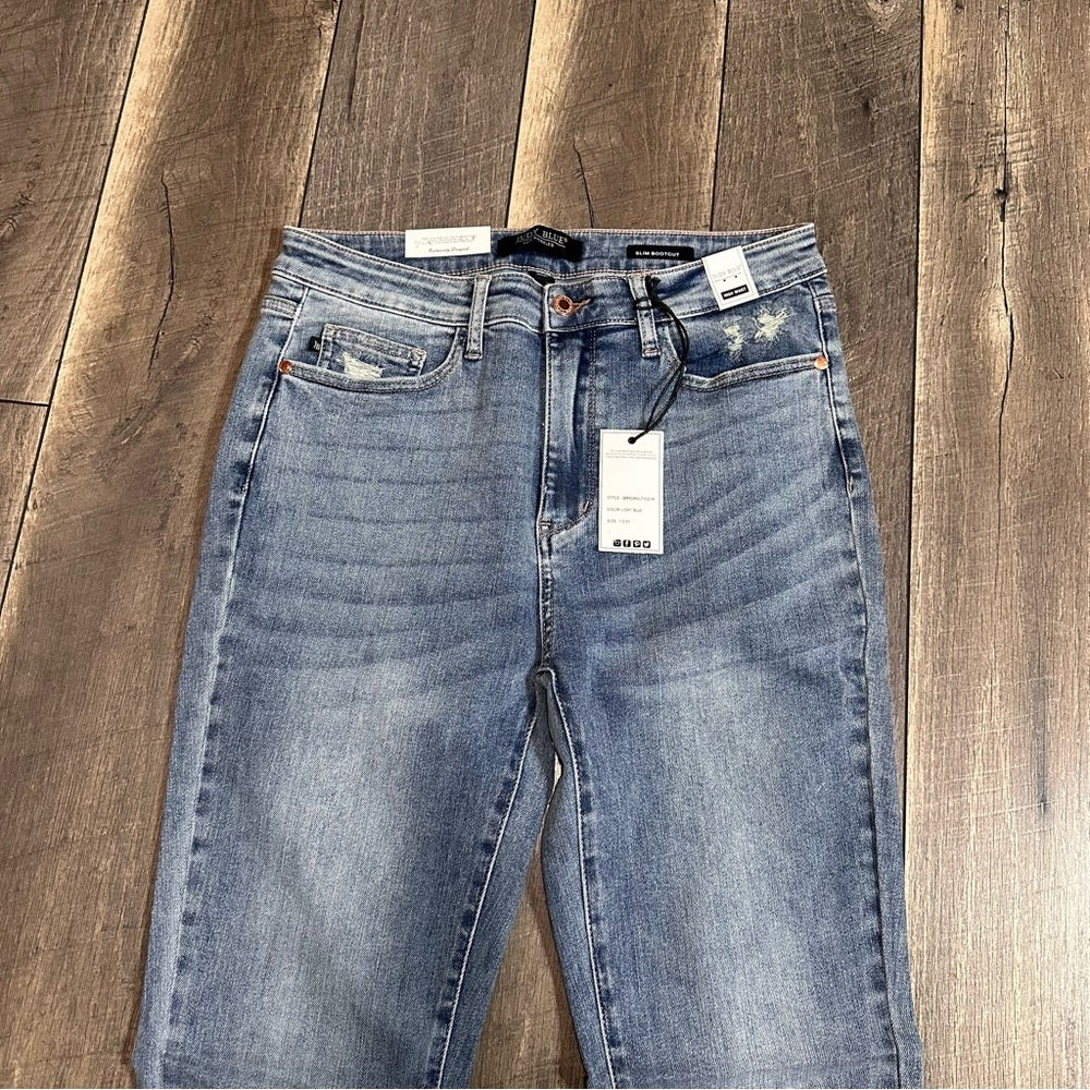 Judy Blue Hi Rise Slim Bootcut Jeans