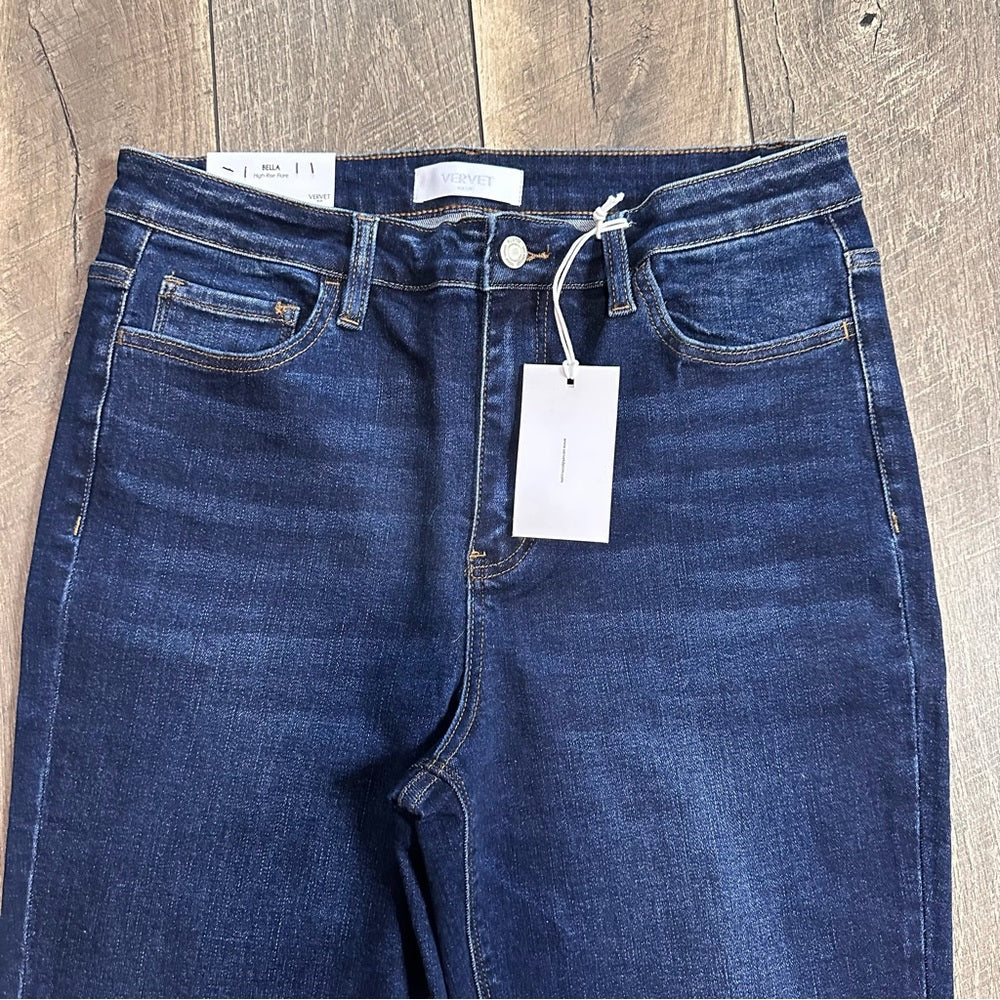 Vervet Bella Hi Rise Flare Jeans