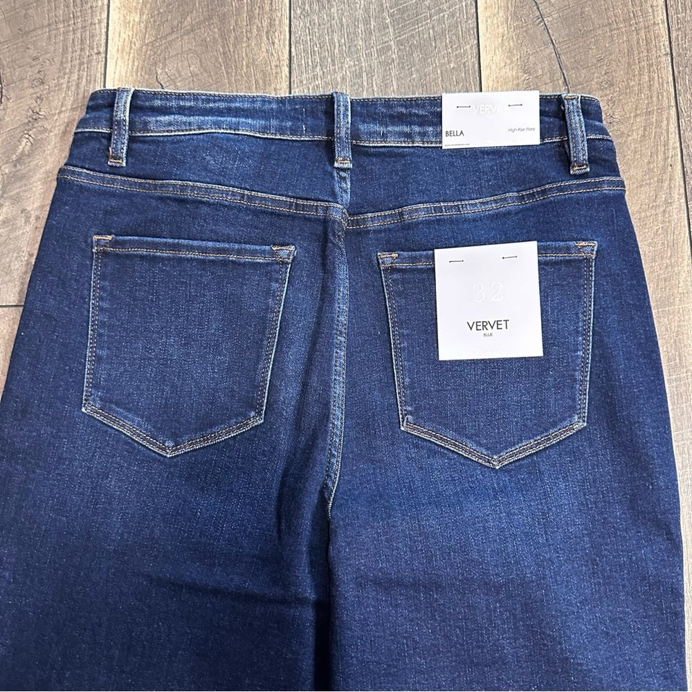Vervet Bella Hi Rise Flare Jeans