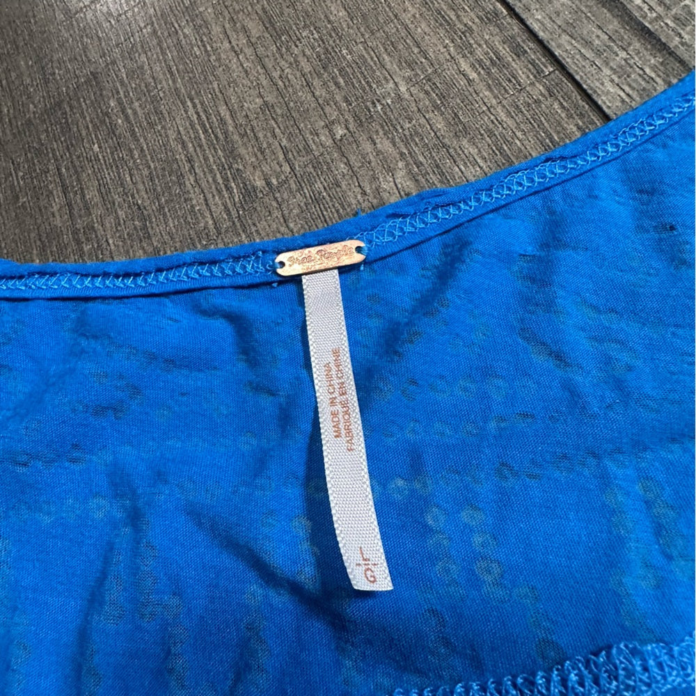 Free People Ombre Short Sleeve Top