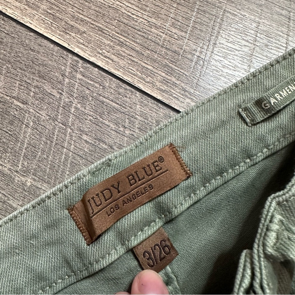 Judy Blue Hi Rise Olive Capris