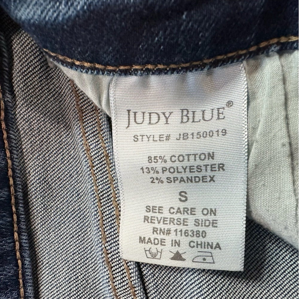 Judy Blue Hi Rise Raw Hem Shorts