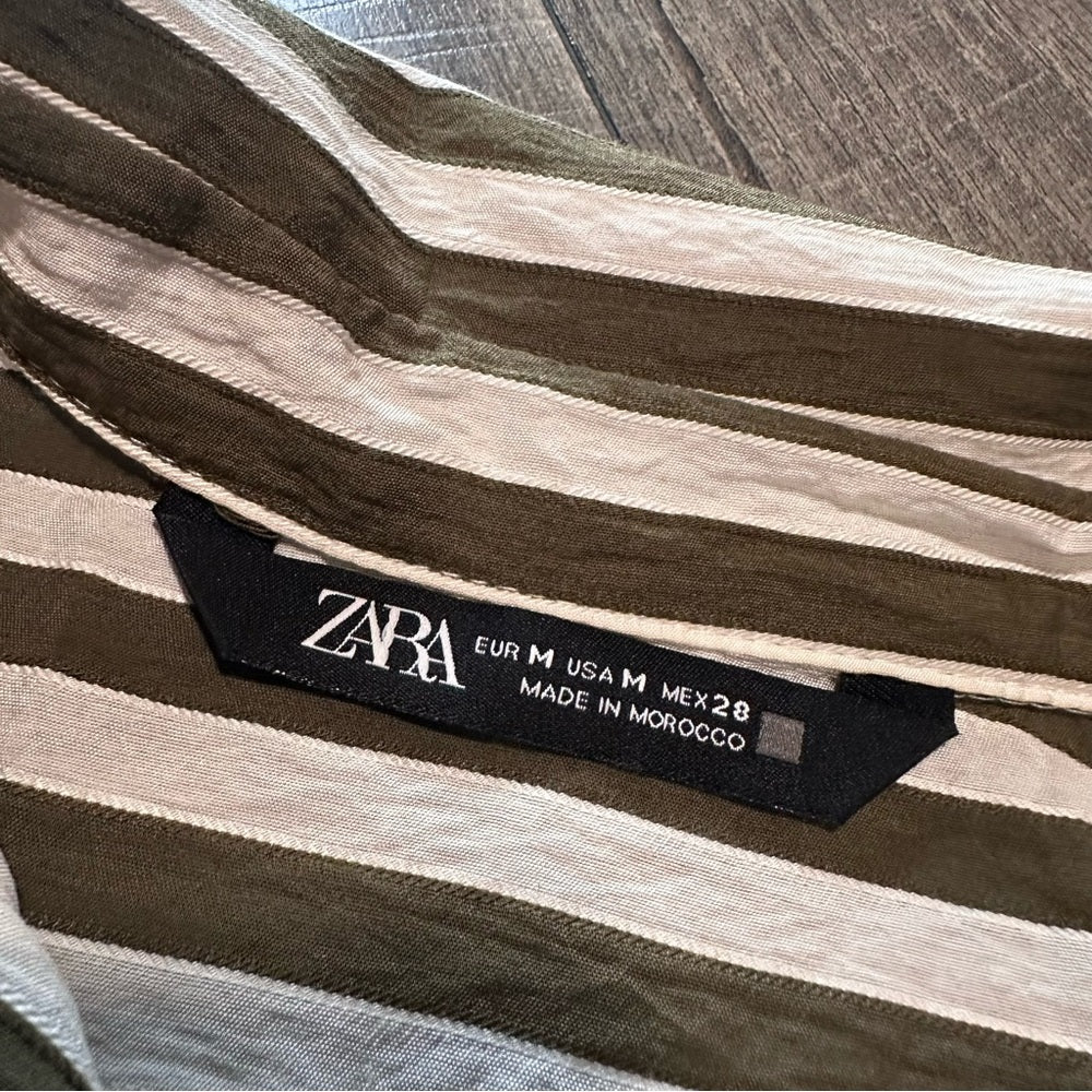 Zara Striped Button Down