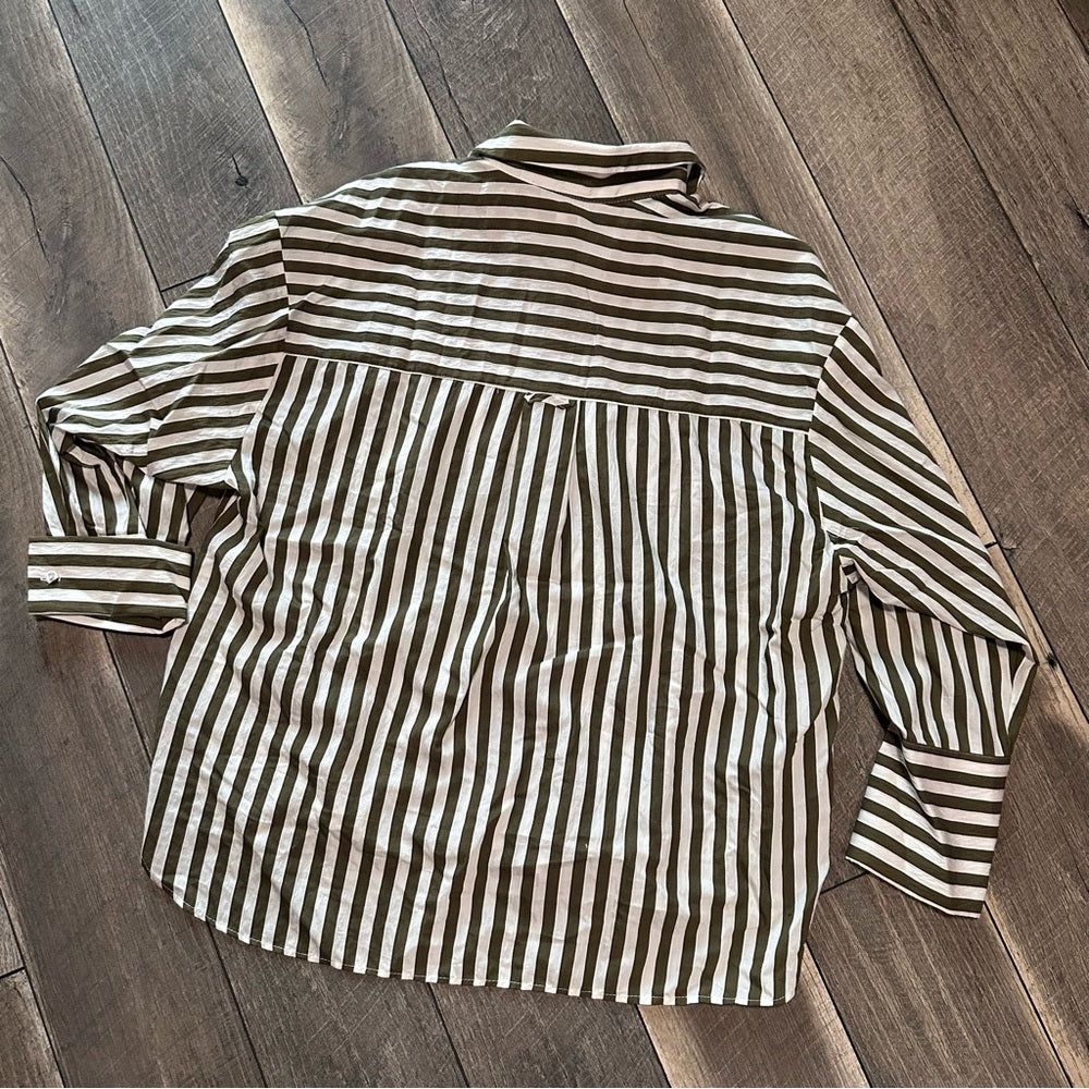 Zara Striped Button Down
