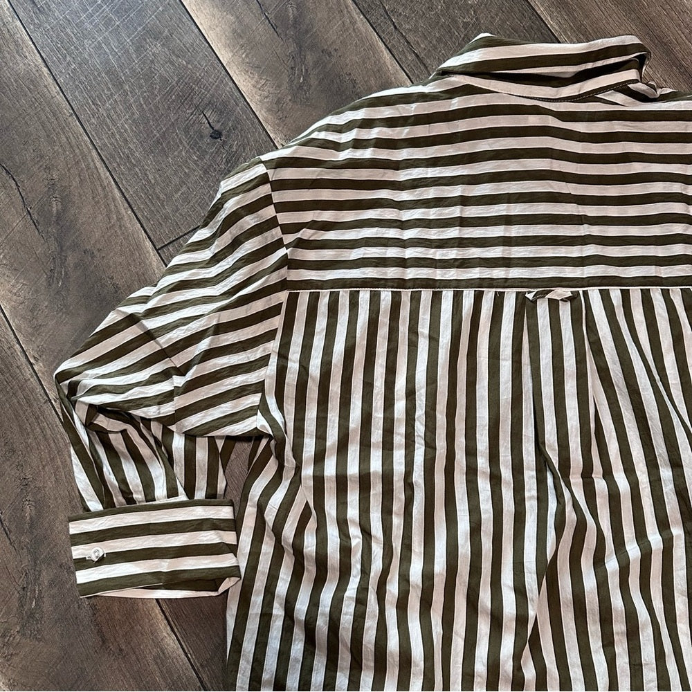 Zara Striped Button Down