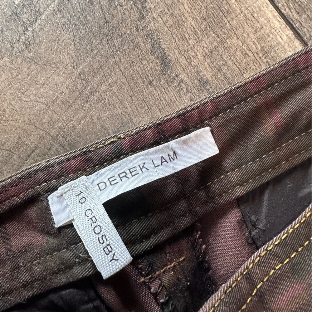 10 Crosby Derek Lam Plaid Straight Leg Pants