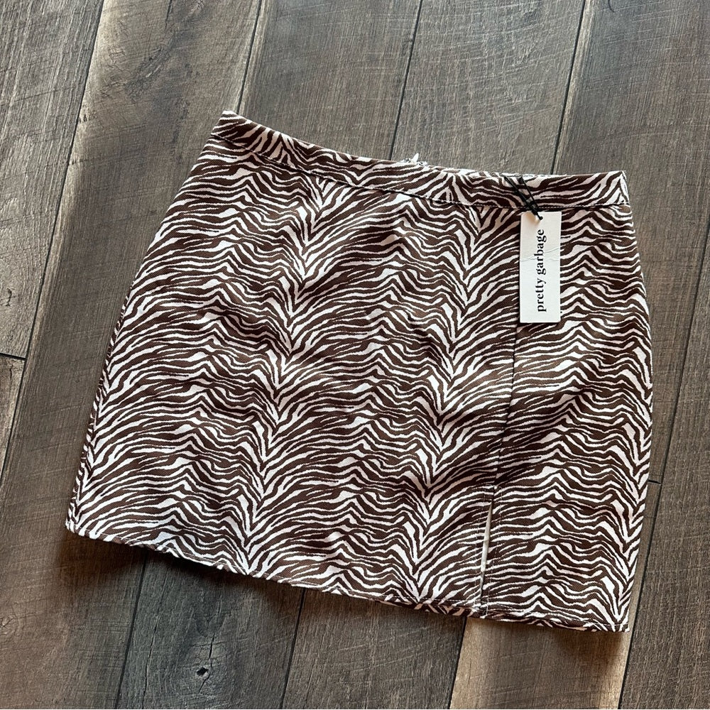 Pretty Garbage Mini Skirt