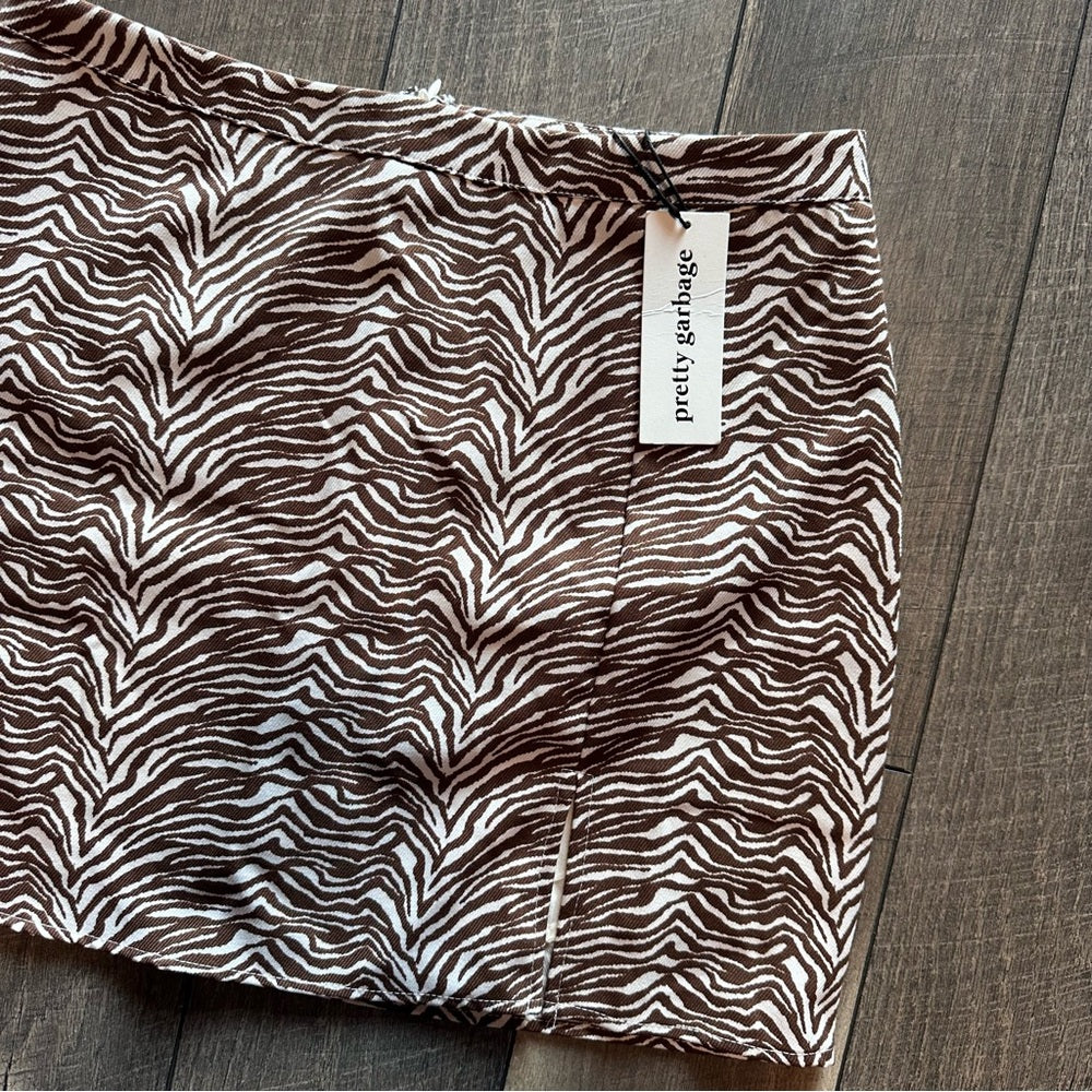 Pretty Garbage Mini Skirt