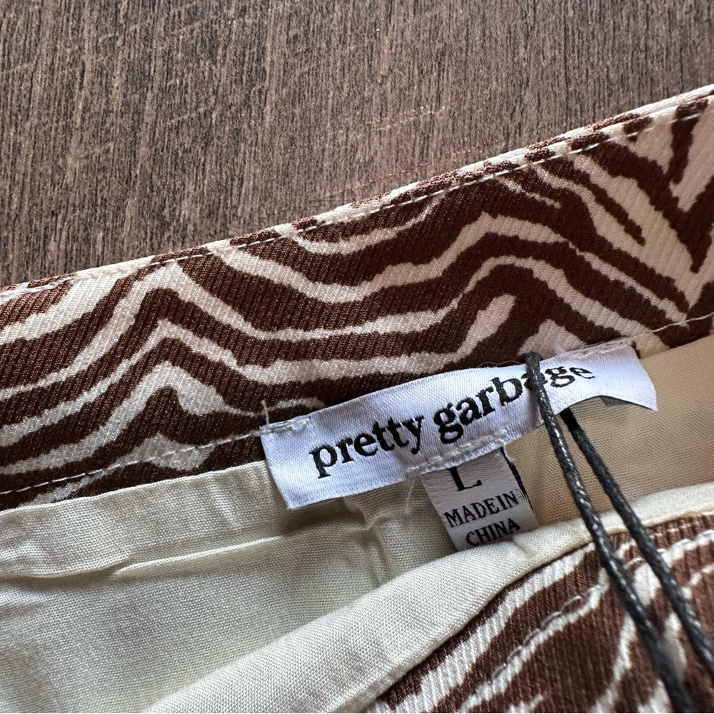 Pretty Garbage Mini Skirt