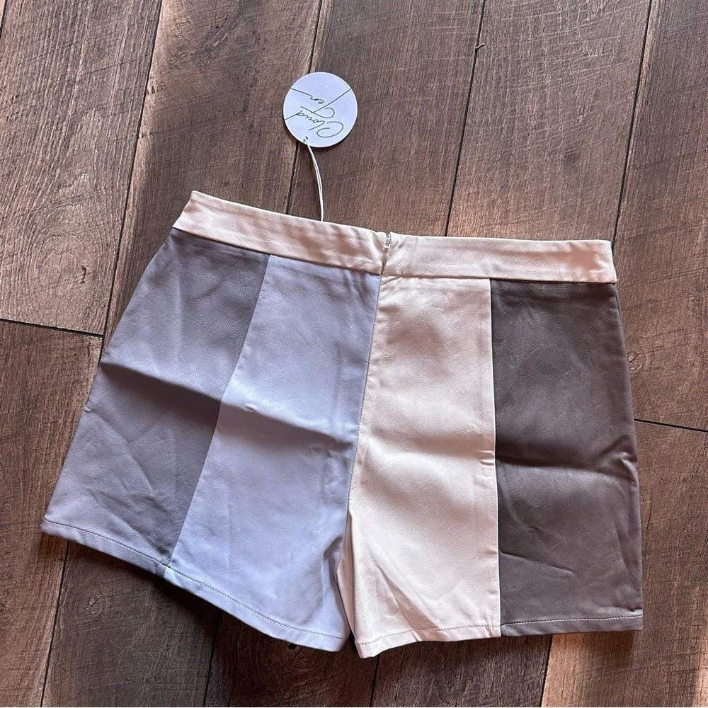 Cloud Ten Faux Leather Shorts