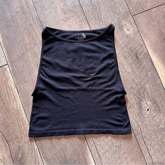 Free People Intimately Crop Hi Neck Tank