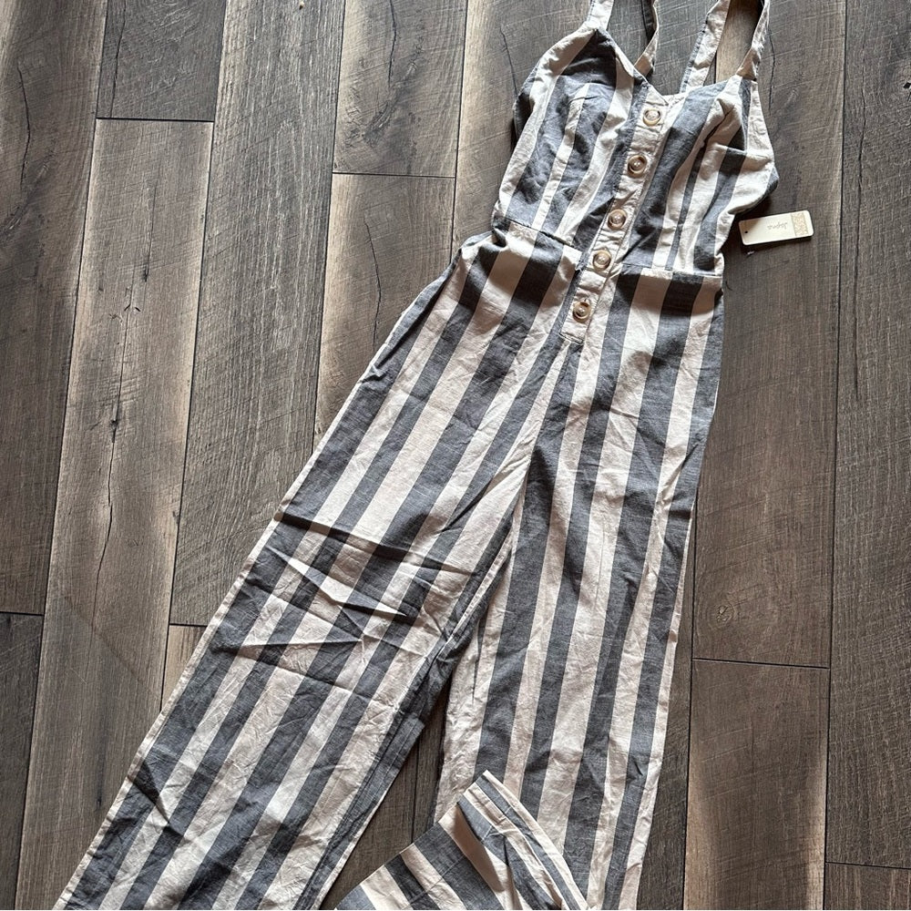 Japna Striped Jumpsuit