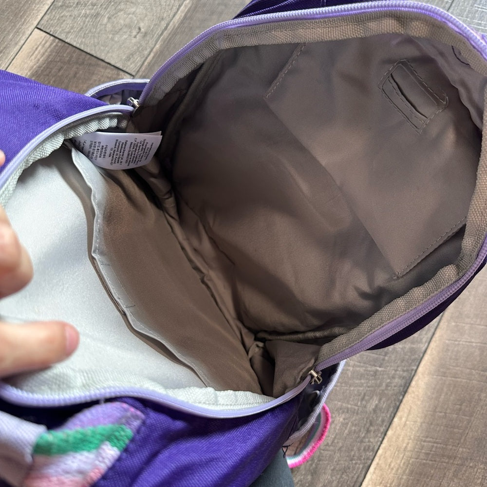 Pottery Barn Kids Mackenzie Rainbow Heart Galaxy Glow-in-the-Dark Backpack