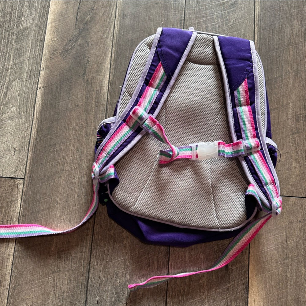 Pottery Barn Kids Mackenzie Rainbow Heart Galaxy Glow-in-the-Dark Backpack