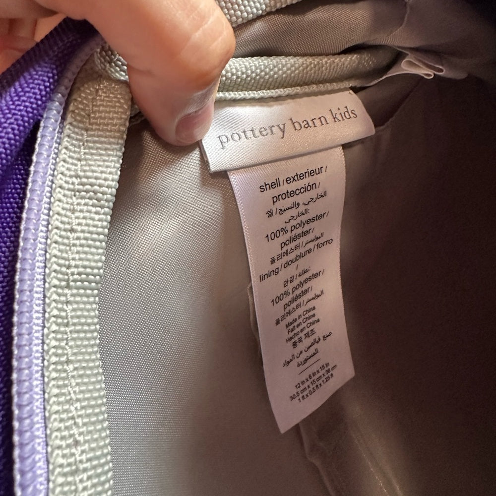 Pottery Barn Kids Mackenzie Rainbow Heart Galaxy Glow-in-the-Dark Backpack