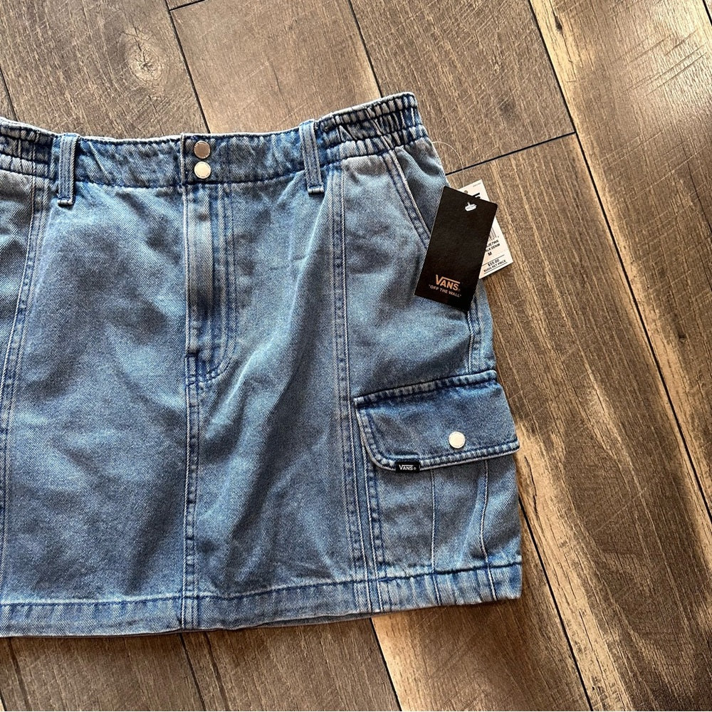 Vans Denim Cargo Mini Skirt