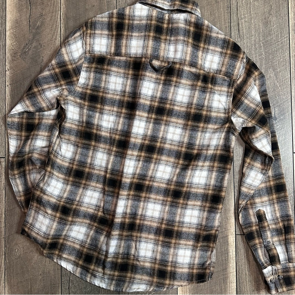 Trade Mark Visitor Premium Plaid Button Down