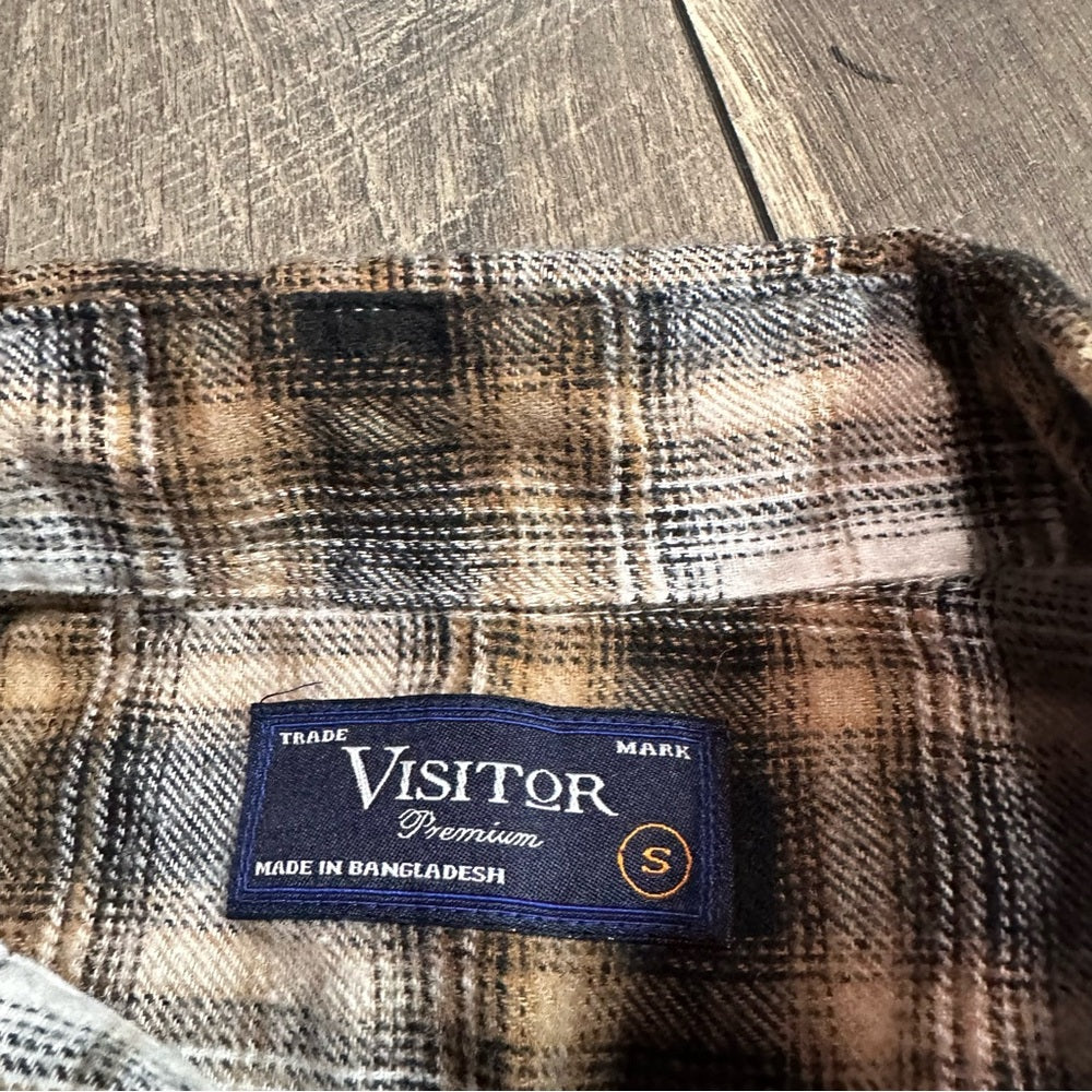 Trade Mark Visitor Premium Plaid Button Down