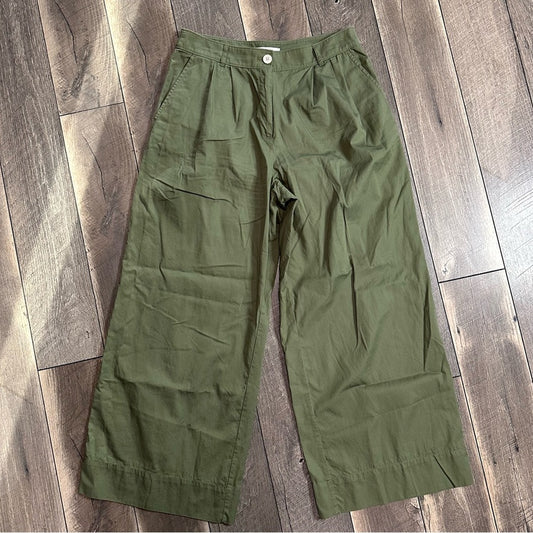 Loft Wide Leg Olive Pants