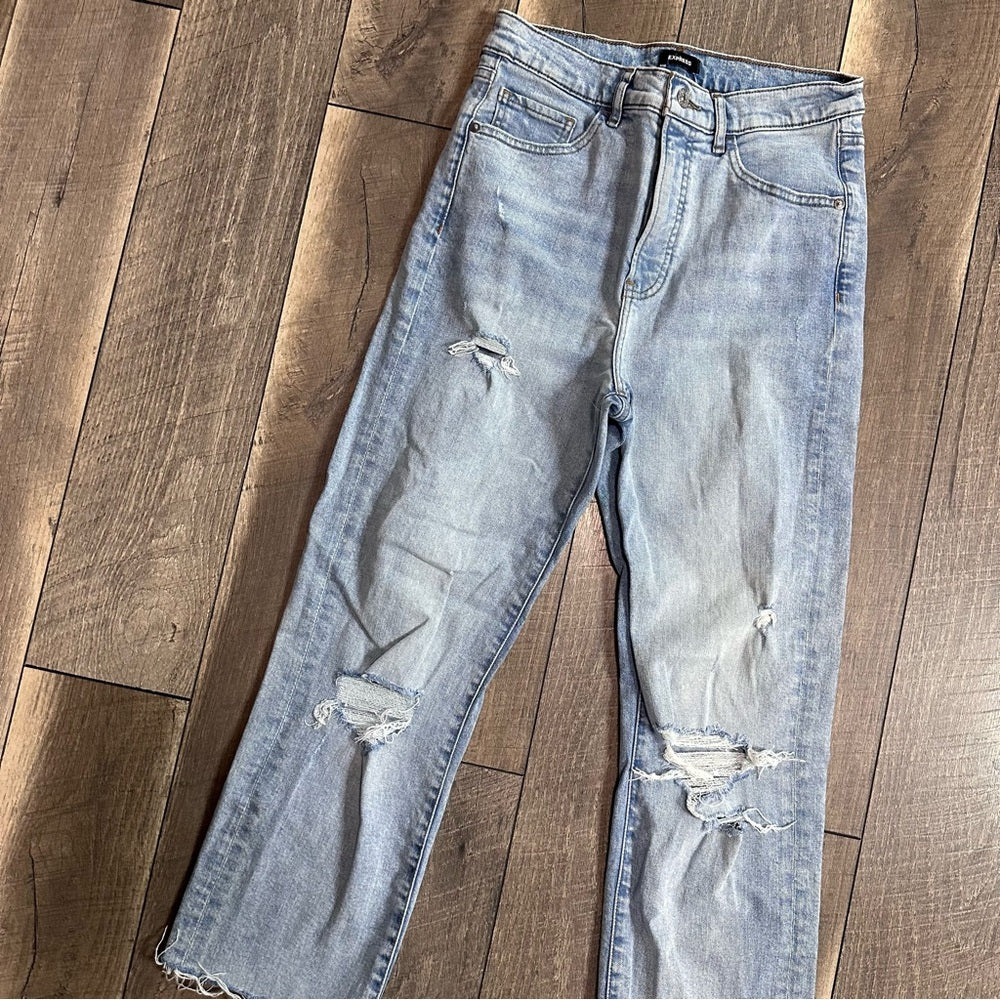 Express Modern Straight Jeans