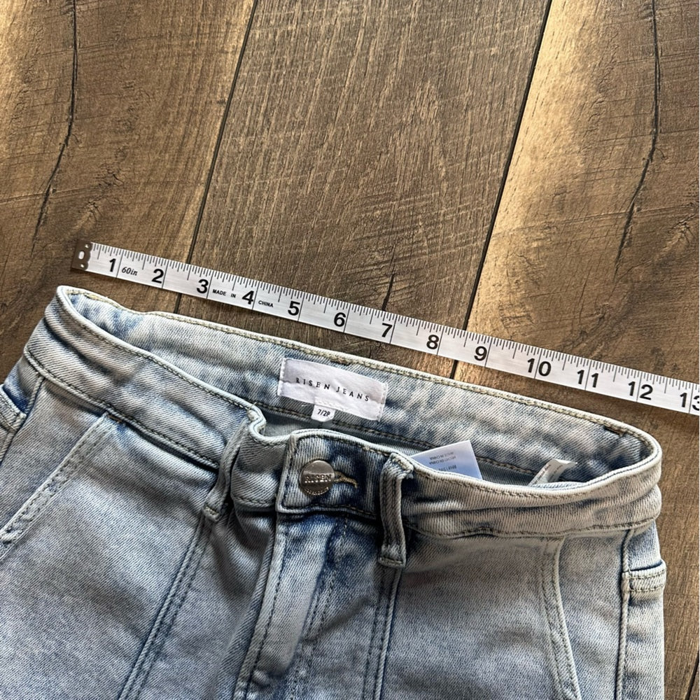 Risen Straight Leg Jeans