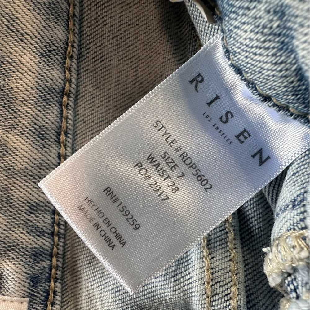 Risen Straight Leg Jeans