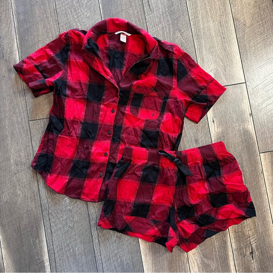 Victoria’s Secret Buffalo Plaid Pajama Set