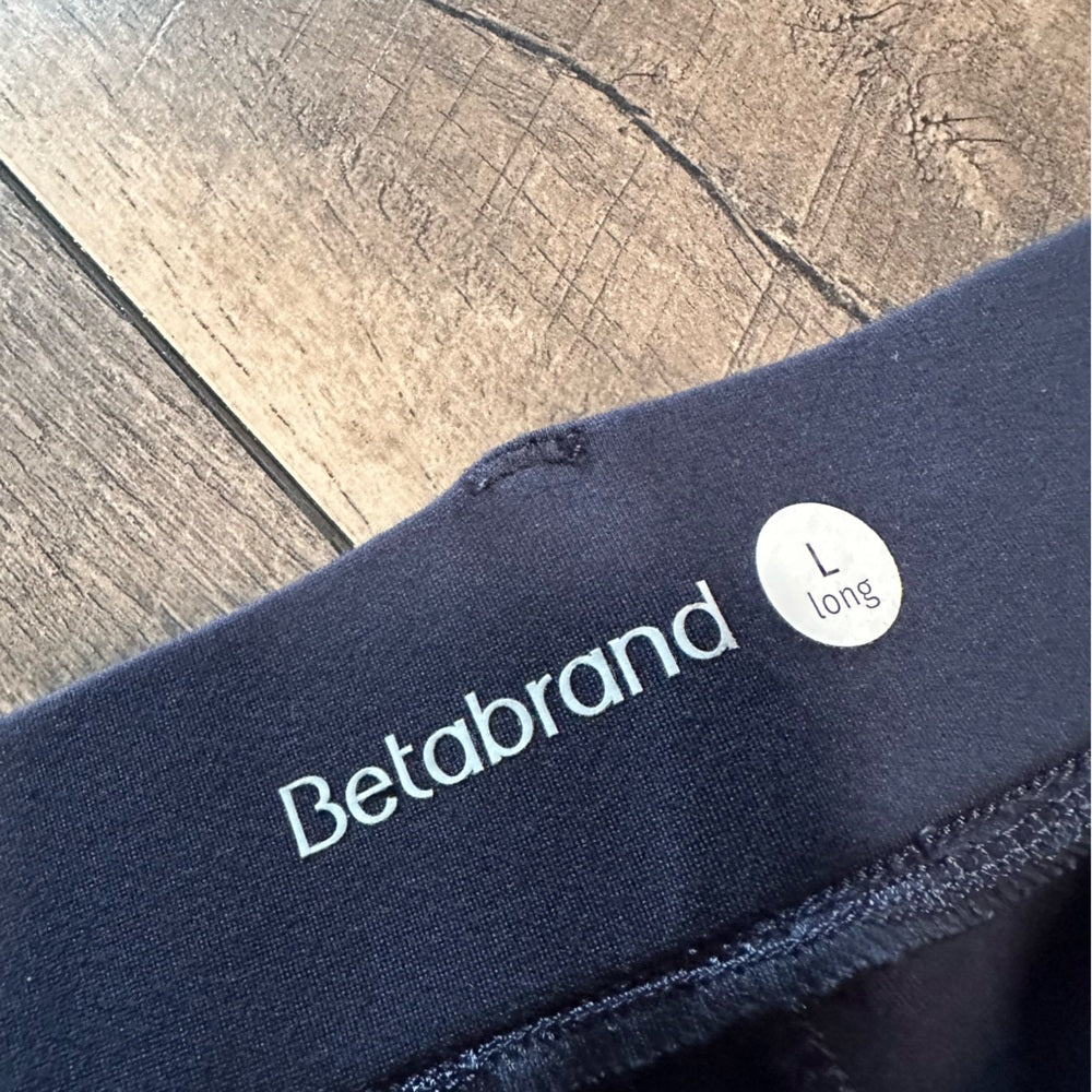 Betabrand Navy Boot Cut Pants