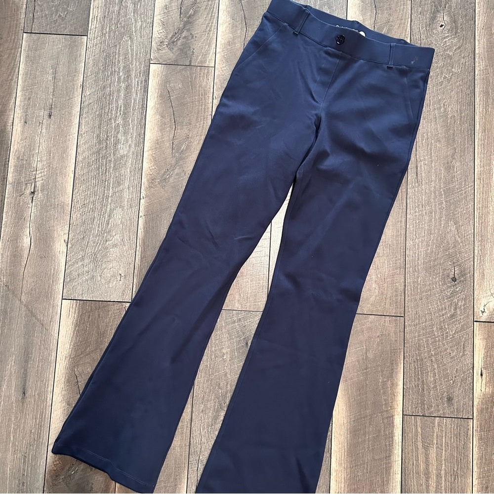 Betabrand Navy Boot Cut Pants