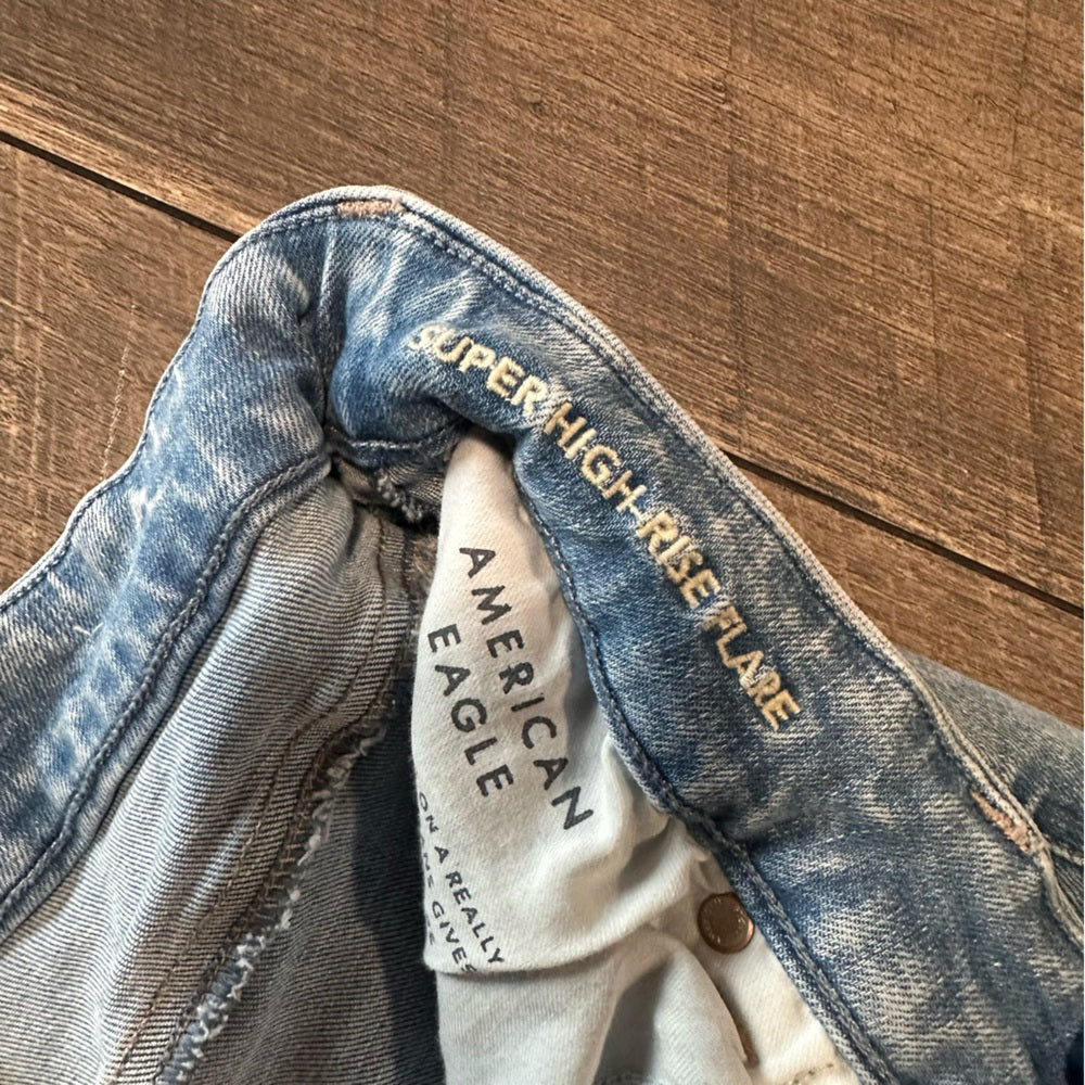 American Eagle Super Hi Rise Flares