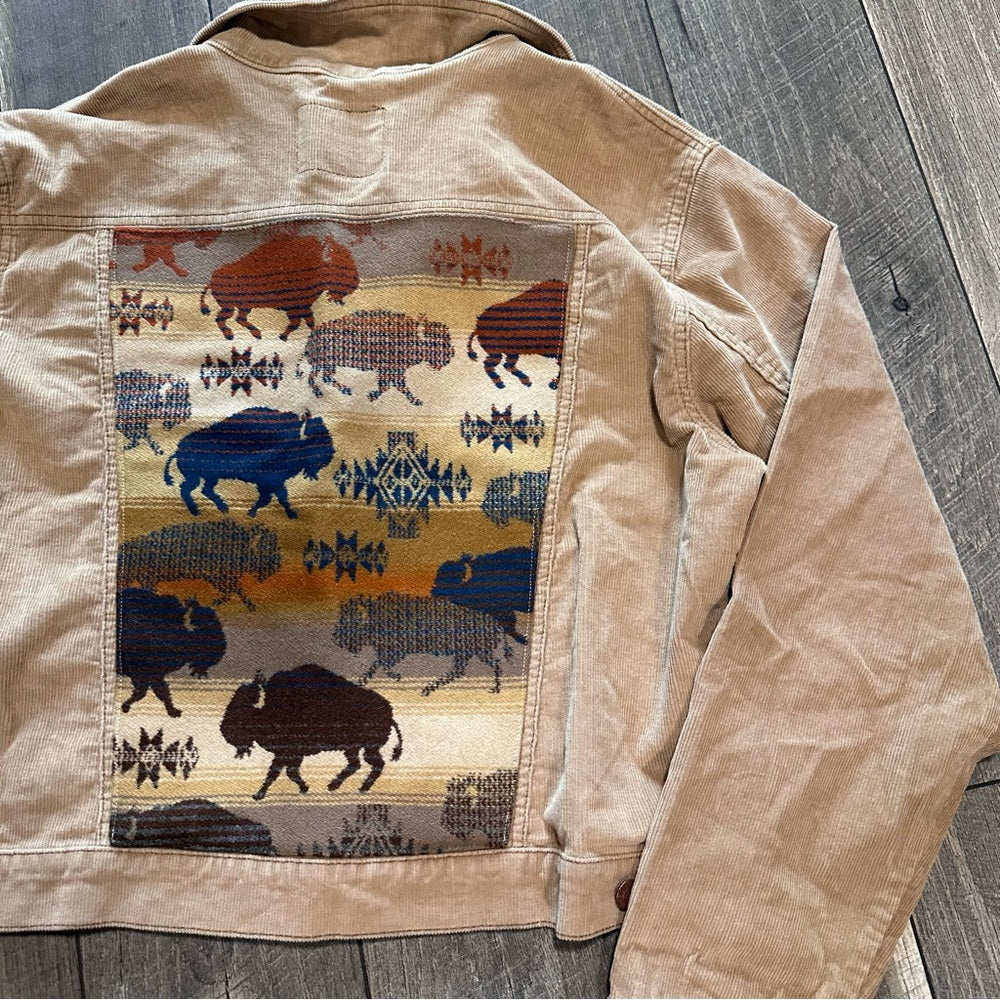 Levi Strauss Signature Button Down Pendleton Detail Jacket