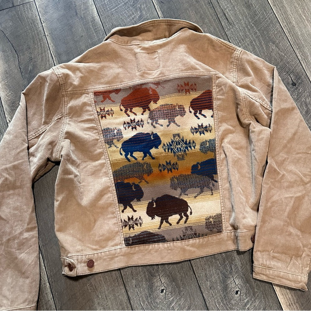 Levi Strauss Signature Button Down Pendleton Detail Jacket