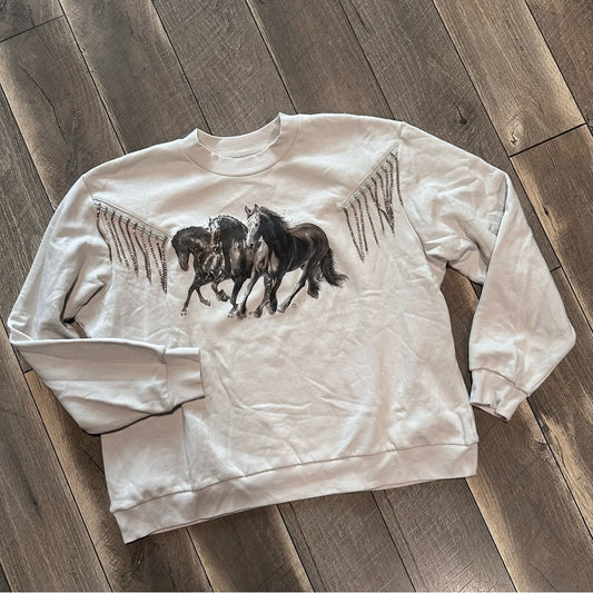 Sterling & Stitch Horses Crewneck